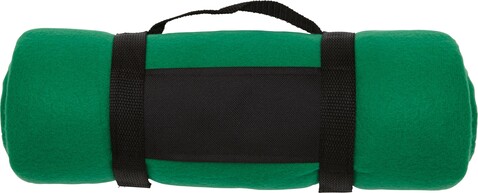 Fleece-Picknickdecke Nora – Grün bedrucken, Art.-Nr. 004999999_1761