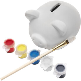 Sparschwein aus Gips Monika – Weiß bedrucken, Art.-Nr. 002999999_1906 Sparschwein aus Gips Monika – Weiß bedrucken, Art.-Nr. 002999999_1906