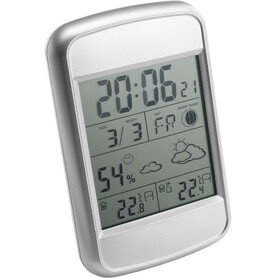 Wetterstation aus Kunststoff Raja – Silber bedrucken, Art.-Nr. 032999999_2063 Wetterstation aus Kunststoff Raja – Silber bedrucken, Art.-Nr. 032999999_2063