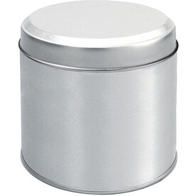 Stroopwafel-Dose Sanvi – Silber bedrucken, Art.-Nr. 032999999_2189