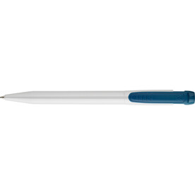 Stilolinea ABS Pier Kugelschreiber mit farbigem Clip – Hellblau bedrucken, Art.-Nr. 018999999_2254