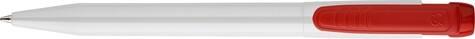 Stilolinea ABS Pier Kugelschreiber mit farbigem Clip – Rot bedrucken, Art.-Nr. 008999999_2254
