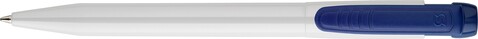 Stilolinea ABS Pier Kugelschreiber mit farbigem Clip – Blau bedrucken, Art.-Nr. 005999999_2254