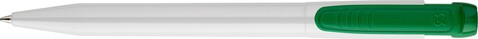 Stilolinea ABS Pier Kugelschreiber mit farbigem Clip – Grün bedrucken, Art.-Nr. 004999999_2254