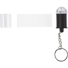 Schlüsselanhänger Carly | Mit Licht – Neutral bedrucken, Art.-Nr. 021999999_2411