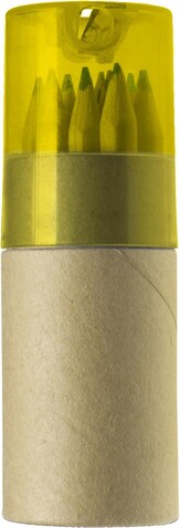 Buntstiftset Terrence | 12 St. – Gelb bedrucken, Art.-Nr. 006999999_2495 Buntstiftset Terrence | 12 St. – Gelb bedrucken, Art.-Nr. 006999999_2495