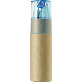 Buntstifte-Set , 6-tlg. Libbie – Hellblau bedrucken, Art.-Nr. 018999999_2497 Buntstifte-Set , 6-tlg. Libbie – Hellblau bedrucken, Art.-Nr. 018999999_2497