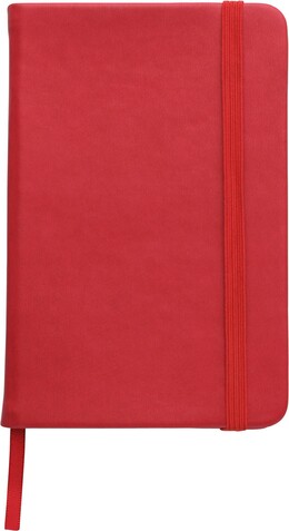 Notizbuch aus PU Dita – Rot bedrucken, Art.-Nr. 008999999_2889
