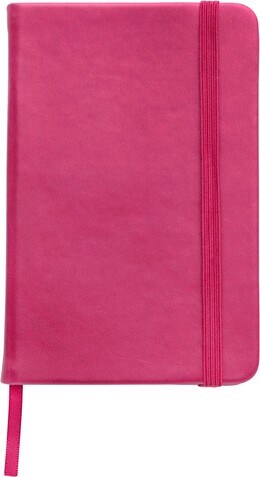 Notizbuch aus PU Dita – Rosa bedrucken, Art.-Nr. 017999999_2889