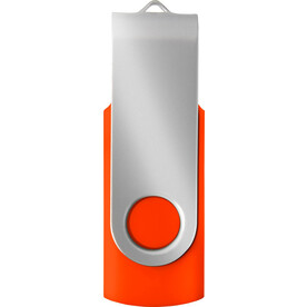 USB-Stick (16GB/32GB) Lex – orange/silber bedrucken, Art.-Nr. 781999040_3486