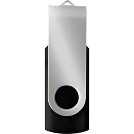 USB-Stick (16GB/32GB) Lex – Schwarz/Silber bedrucken, Art.-Nr. 050999040_3486