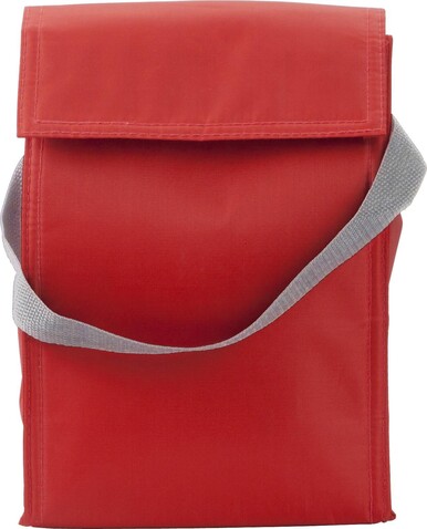 Kühltasche aus Polyester Sarah – Rot bedrucken, Art.-Nr. 008999999_3609