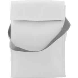 Kühltasche Sarah | Polyester 420D | Klettverschlussklappe – Weiß bedrucken, Art.-Nr. 002999999_3609