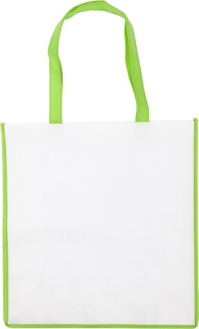 Einkaufstasche aus Non-Woven Avi – Limettengrün bedrucken, Art.-Nr. 019999999_3610