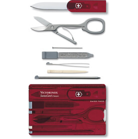 Nylon Victorinox SwissCard Classic multitool – Rot bedrucken, Art.-Nr. 008999999_3928