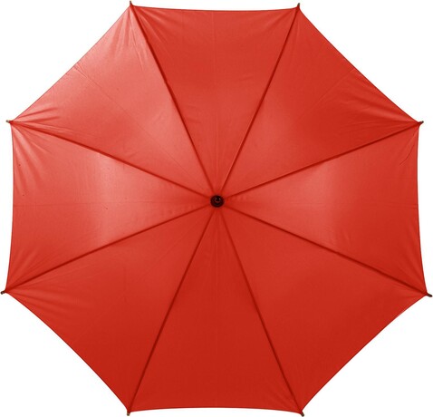 Automatik Stockschirm aus Polyester Kelly – Rot bedrucken, Art.-Nr. 008999999_4070