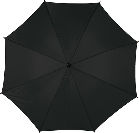 Automatik Stockschirm aus Polyester Kelly – Schwarz bedrucken, Art.-Nr. 001999999_4070