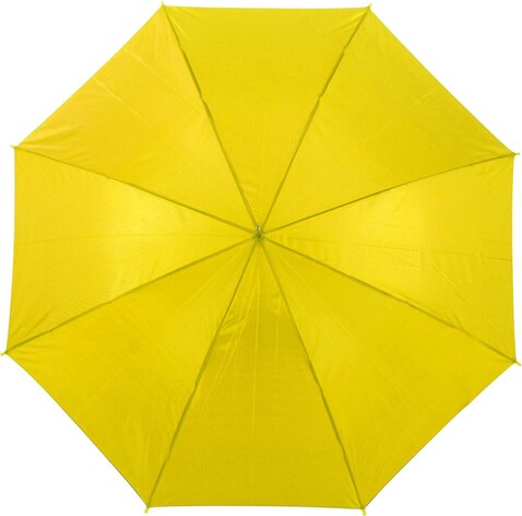 Automatik Stockschirm aus Polyester Alfie – Gelb bedrucken, Art.-Nr. 006999999_4088