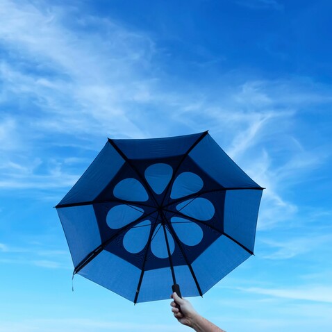 Regenschirm Debbie – Grau bedrucken, Art.-Nr. 003999999_4089