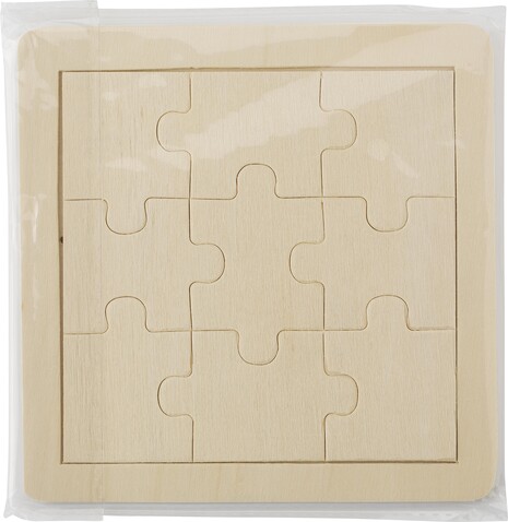 Neunteiliges Puzzle aus Holz Alvaro – wood bedrucken, Art.-Nr. 945999999_427485