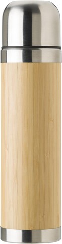Thermosflasche aus Bambus (400 ml) Frederico – Bambus bedrucken, Art.-Nr. 823999999_429221
