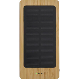 Powerbank Joan | Bambus | Solar | 8000 mAh – Bambus bedrucken, Art.-Nr. 823999999_431953