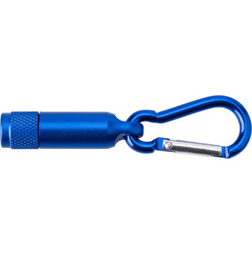 Mini-Taschenlampe aus Aluminium mit Karabiner Tracy – royal blue bedrucken, Art.-Nr. 948999999_432009