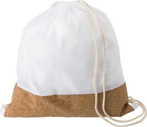 Turnbeutel Elodie | Kordelzug | 3 l – Weiß bedrucken, Art.-Nr. 002999999_437832