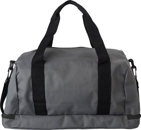 Sporttasche aus Polyester (600D) Lemar – Schwarz bedrucken, Art.-Nr. 001999999_444613