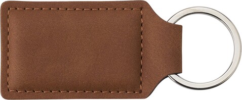 Schlüsselanhänger aus PU Vivienne – Braun bedrucken, Art.-Nr. 011999999_480923