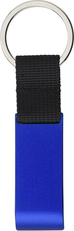 Schlüsselanhänger aus Metall Lionel – Blau bedrucken, Art.-Nr. 005999999_483840