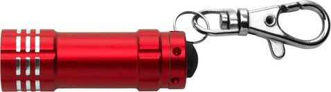 LED-Lampe aus Aluminium Anna – Rot bedrucken, Art.-Nr. 008999999_4861