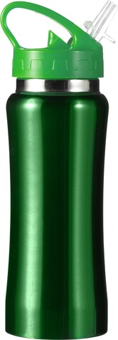 Trinkflasche aus Edelstahl Serena – Grün bedrucken, Art.-Nr. 004999999_5233