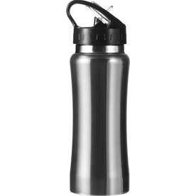 Trinkflasche Serena | 600 ml – Silber bedrucken, Art.-Nr. 032999999_5233