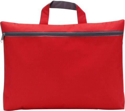 Dokumententasche aus Polyester Elfrieda – Rot bedrucken, Art.-Nr. 008999999_5235