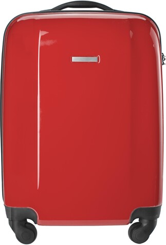 Trolley aus ABS-Kunststoff Verona – Rot bedrucken, Art.-Nr. 008999999_5392