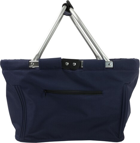 Picknickkorb Nadine | 600D | 20 l – Blau bedrucken, Art.-Nr. 005999999_6304