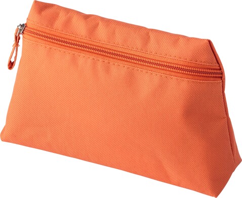Kosmetiktasche aus Polyester Bonnie – Orange bedrucken, Art.-Nr. 007999999_6392