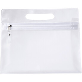 Kulturtasche aus PVC Clyde – Neutral bedrucken, Art.-Nr. 021999999_6447