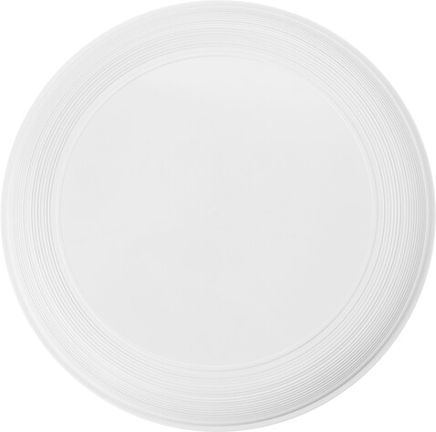 Wurfscheibe aus Kunststoff Jolie – Weiß bedrucken, Art.-Nr. 002999999_6456