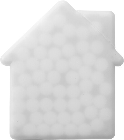 Minz-Karte Jaya | Kunststoff | Hausform | 6,5 g – Weiß bedrucken, Art.-Nr. 002999999_6671 Minz-Karte Jaya | Kunststoff | Hausform | 6,5 g – Weiß bedrucken, Art.-Nr. 002999999_6671
