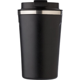 Doppelwandiger Becher aus Edelstahl Sofia – Schwarz bedrucken, Art.-Nr. 001999999_668115