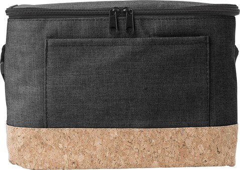 Kühltasche aus Polyester (600D) Dieter – Schwarz bedrucken, Art.-Nr. 001999999_674808