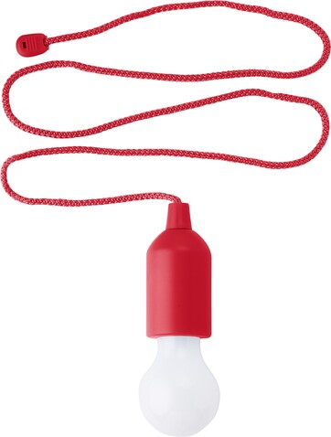 LED-Lampe aus ABS-Kunststoff Kirby – Rot bedrucken, Art.-Nr. 008999999_6984