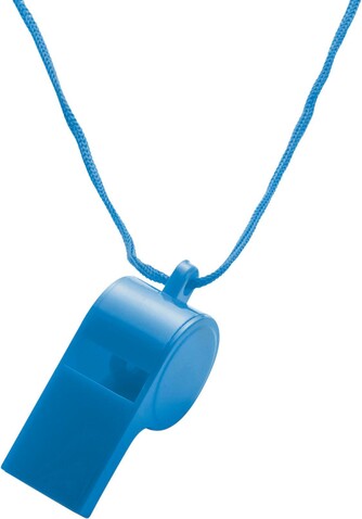 Trillerpfeife aus Kunststoff Josh – Blau bedrucken, Art.-Nr. 005999999_7060