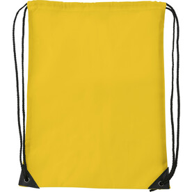 Rucksack Steffi | Kordelzug – Gelb bedrucken, Art.-Nr. 006999999_7097