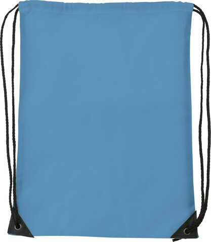 Turnbeutel aus Polyester Steffi – Hellblau bedrucken, Art.-Nr. 018999999_7097