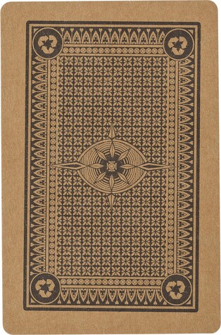 Spielkarten Andreina | 54 Karten – Braun bedrucken, Art.-Nr. 011999999_710073