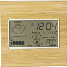 Bambus Wetterstation Lia – Bambus bedrucken, Art.-Nr. 823999999_710322