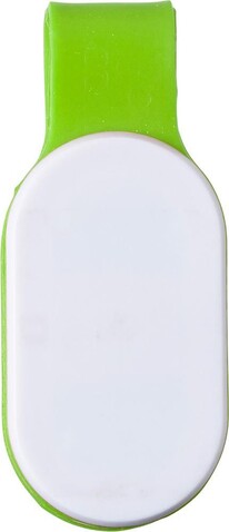 Sicherheitslampe aus Kunststoff Ofelia – Limettengrün bedrucken, Art.-Nr. 019999999_7246